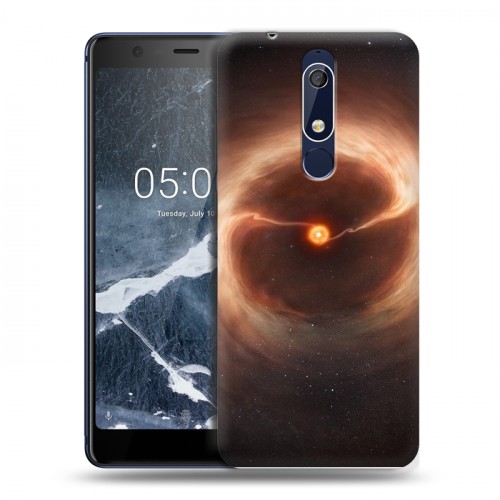 Дизайнерский пластиковый чехол для Nokia 5.1 Звезды