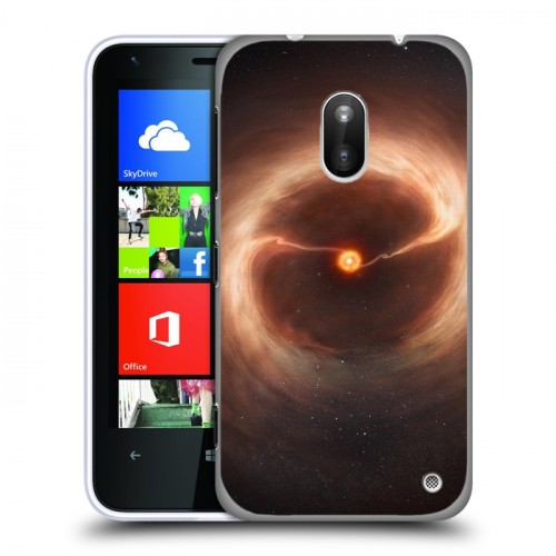 Дизайнерский пластиковый чехол для Nokia Lumia 620 Звезды