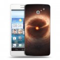 Дизайнерский пластиковый чехол для Huawei Ascend D2 Звезды