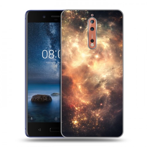 Дизайнерский пластиковый чехол для Nokia 8 Звезды