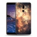 Дизайнерский пластиковый чехол для Nokia 7 Plus Звезды