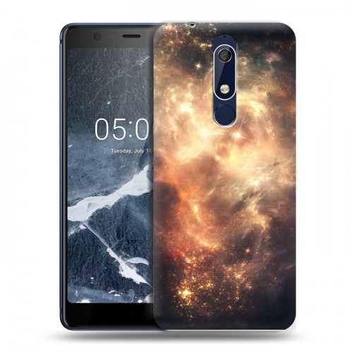 Дизайнерский пластиковый чехол для Nokia 5.1 Звезды