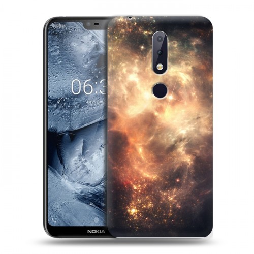 Дизайнерский пластиковый чехол для Nokia 6.1 Plus Звезды