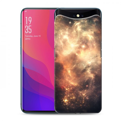 Дизайнерский силиконовый чехол для OPPO Find X Звезды