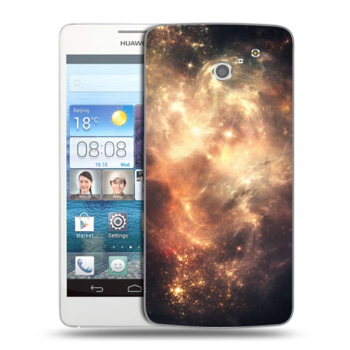 Дизайнерский пластиковый чехол для Huawei Ascend D2 Звезды