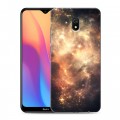 Дизайнерский силиконовый с усиленными углами чехол для Xiaomi RedMi 8A Звезды