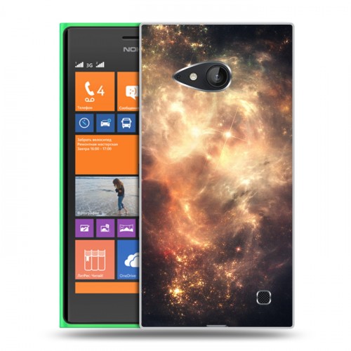 Дизайнерский пластиковый чехол для Nokia Lumia 730/735 Звезды
