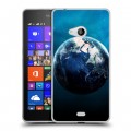 Дизайнерский пластиковый чехол для Microsoft Lumia 540 Земля