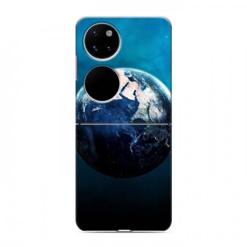 Дизайнерский пластиковый чехол для Huawei P50 Pocket Земля