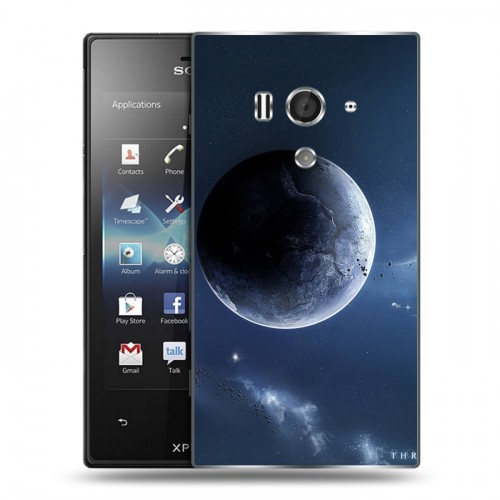 Дизайнерский пластиковый чехол для Sony Xperia acro S Земля