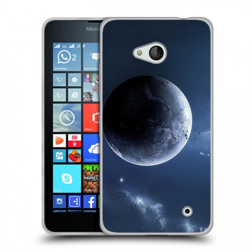 Дизайнерский пластиковый чехол для Microsoft Lumia 640 Земля