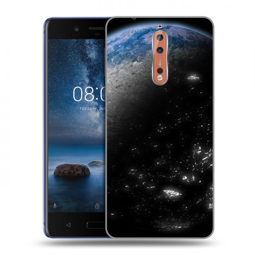 Дизайнерский пластиковый чехол для Nokia 8 Земля