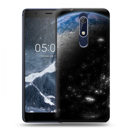 Дизайнерский пластиковый чехол для Nokia 5.1 Земля