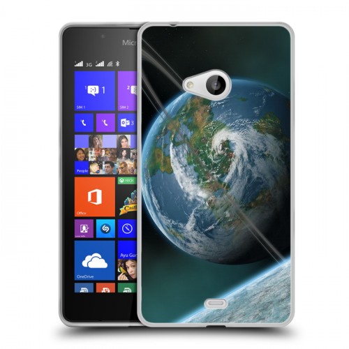 Дизайнерский пластиковый чехол для Microsoft Lumia 540 Земля