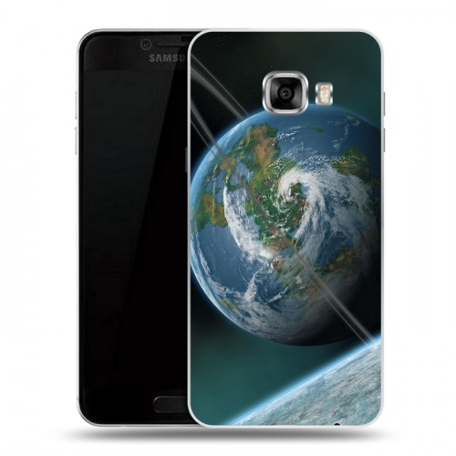 Дизайнерский пластиковый чехол для Samsung Galaxy C5 Земля