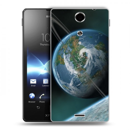 Дизайнерский пластиковый чехол для Sony Xperia TX Земля