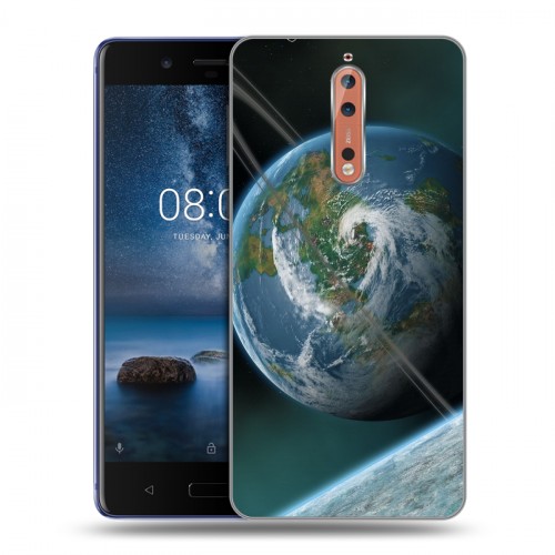 Дизайнерский пластиковый чехол для Nokia 8 Земля