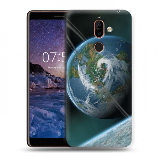 Дизайнерский пластиковый чехол для Nokia 7 Plus Земля