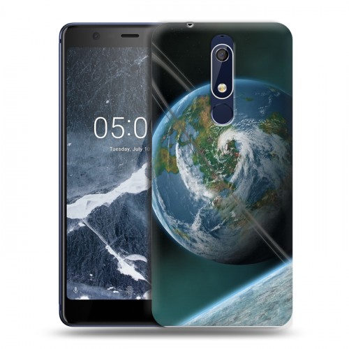 Дизайнерский пластиковый чехол для Nokia 5.1 Земля