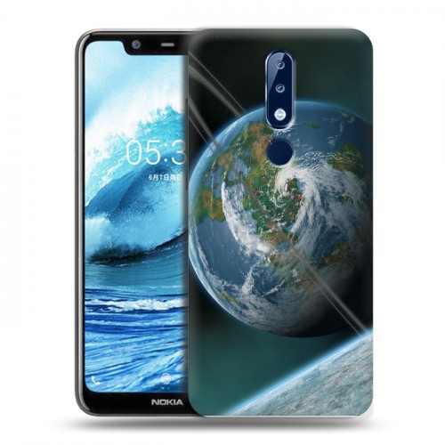 Дизайнерский силиконовый чехол для Nokia 5.1 Plus Земля