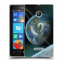 Дизайнерский пластиковый чехол для Microsoft Lumia 435 Земля