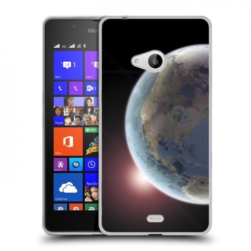 Дизайнерский пластиковый чехол для Microsoft Lumia 540 Земля