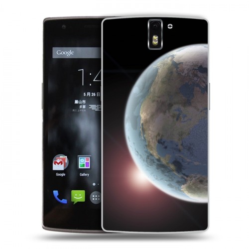 Дизайнерский силиконовый чехол для OnePlus One Земля