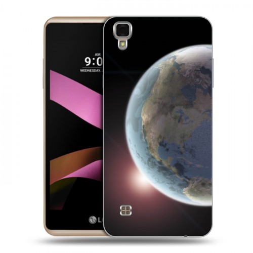 Дизайнерский силиконовый чехол для LG X Style Земля