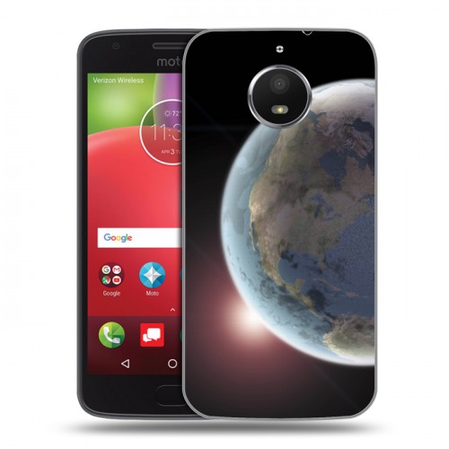 Дизайнерский пластиковый чехол для Motorola Moto E4 Plus Земля
