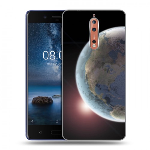 Дизайнерский пластиковый чехол для Nokia 8 Земля