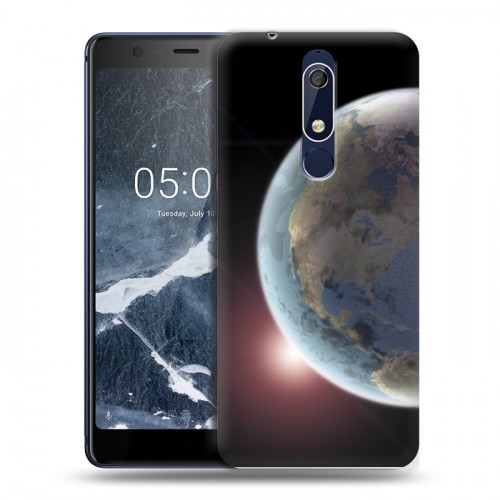 Дизайнерский пластиковый чехол для Nokia 5.1 Земля