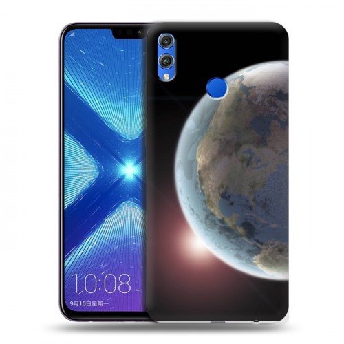 Дизайнерский силиконовый чехол для Huawei Honor 8X Земля
