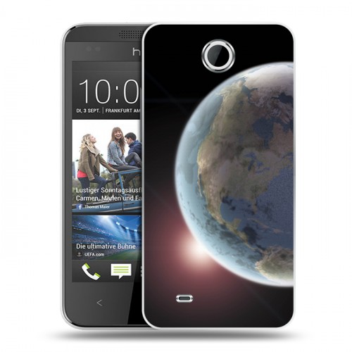 Дизайнерский силиконовый чехол для HTC Desire 300 Земля