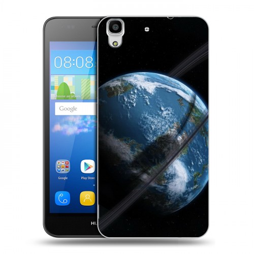 Дизайнерский пластиковый чехол для Huawei Y6 Земля