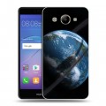 Дизайнерский пластиковый чехол для Huawei Y3 (2017) Земля