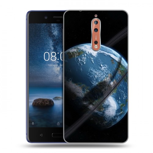 Дизайнерский пластиковый чехол для Nokia 8 Земля