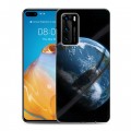 Дизайнерский силиконовый с усиленными углами чехол для Huawei P40 Земля