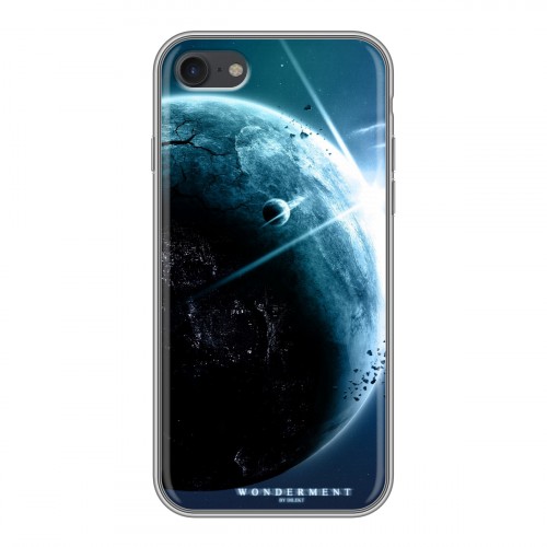 Дизайнерский силиконовый чехол для Iphone 7 Земля