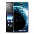 Дизайнерский пластиковый чехол для Sony Xperia TX Земля