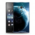 Дизайнерский пластиковый чехол для Sony Xperia acro S Земля