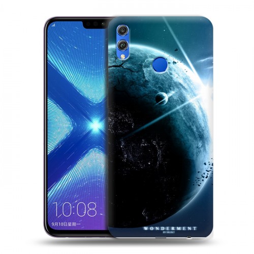 Дизайнерский силиконовый чехол для Huawei Honor 8X Земля