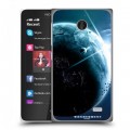 Дизайнерский пластиковый чехол для Nokia X Земля