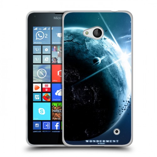 Дизайнерский пластиковый чехол для Microsoft Lumia 640 Земля