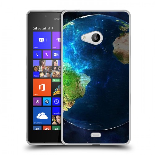 Дизайнерский пластиковый чехол для Microsoft Lumia 540 Земля