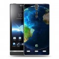 Дизайнерский пластиковый чехол для Sony Xperia S Земля