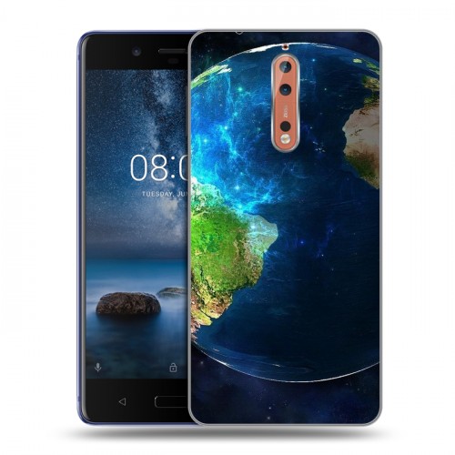 Дизайнерский пластиковый чехол для Nokia 8 Земля