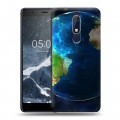 Дизайнерский пластиковый чехол для Nokia 5.1 Земля