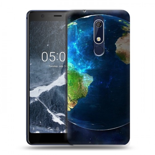 Дизайнерский пластиковый чехол для Nokia 5.1 Земля