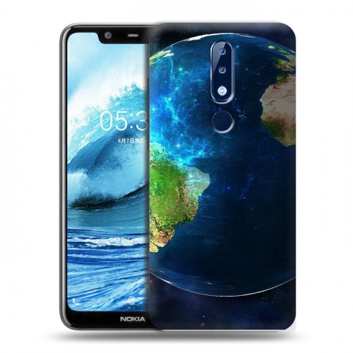 Дизайнерский силиконовый чехол для Nokia 5.1 Plus Земля