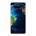 Дизайнерский силиконовый чехол для Samsung Galaxy S10 Земля